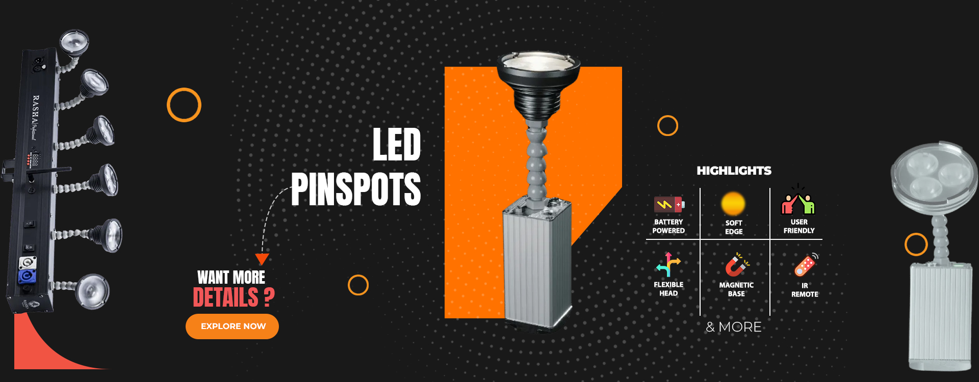 Led PinSpot Light