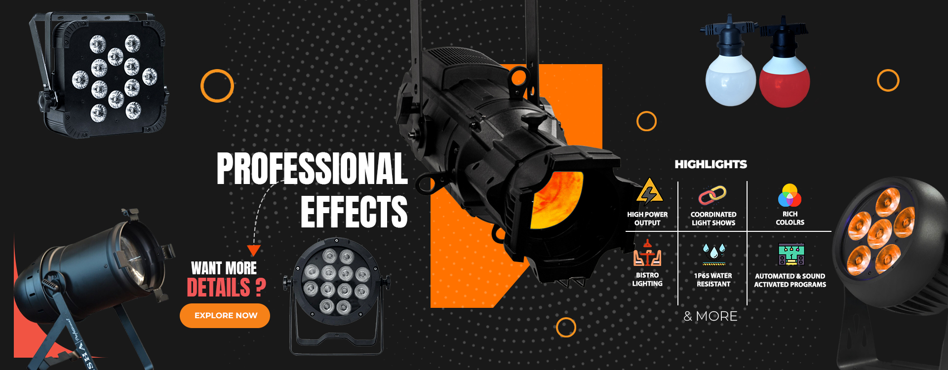 Professional Effect Lights