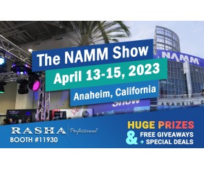 Rasha Professional to Showcase Innovative Lighting Solutions at 2023 NAMM Show, Booth #11930