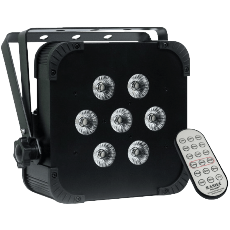 Hex V7 Wireless LED Lights with Remote - Rasha Professional