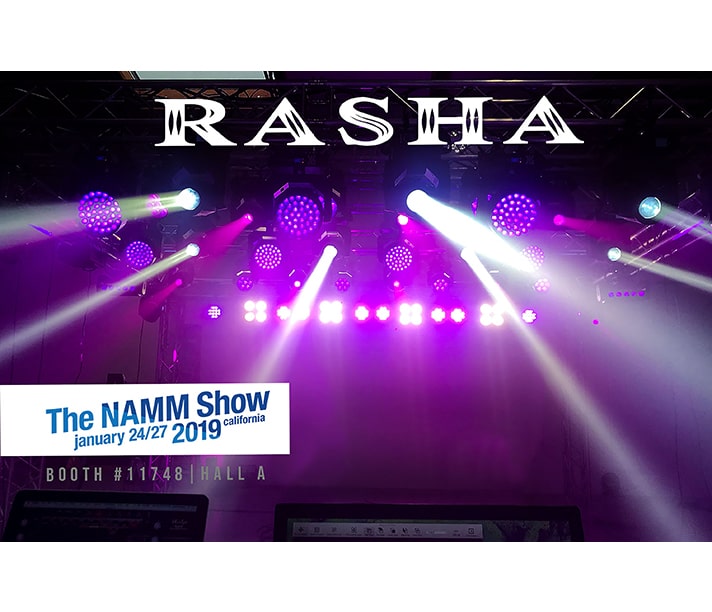 Rasha Professional Participates in Namm 2019