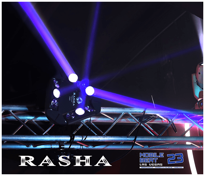 Rasha Professional Showcased its Lighting Products at Mobile Beat Las Vegas 23